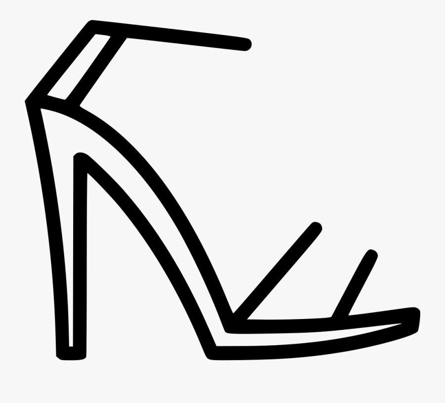 Sandal High Heels Footwear Fashion Shoe Comments, Transparent Clipart