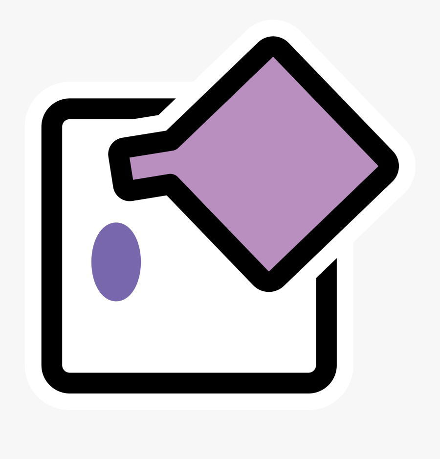 Clipart - Fill Tool Icon Png, Transparent Clipart