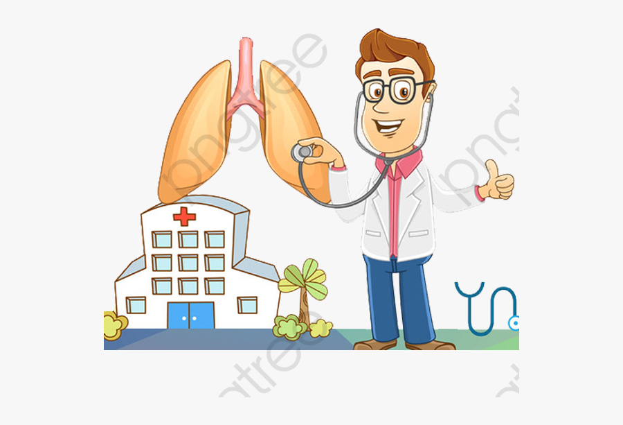 Focus On The Lungs - Tuberculosis Pulmonar Dibujos Animados, Transparent Clipart