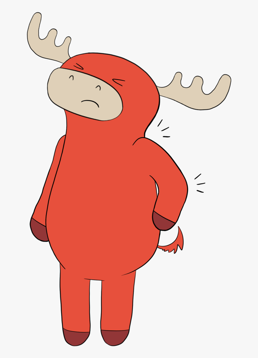 Massage Moose Understand Pain - Cartoon, Transparent Clipart
