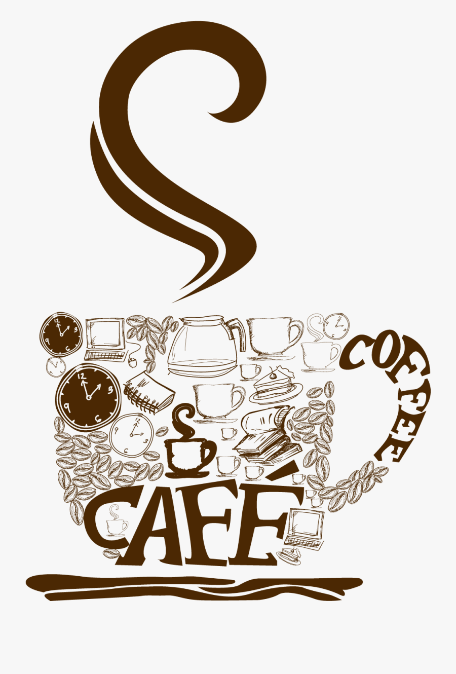 Slogan For Cafe Shop, Transparent Clipart