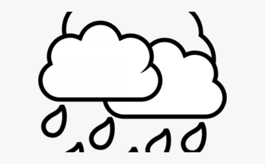 Rain Free On Dumielauxepices - Coloring Picture Of Rainy, Transparent Clipart