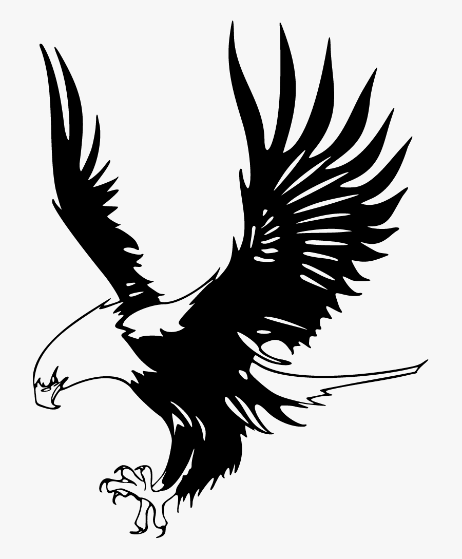 Golden Eagle Clipart Indian Eagle - Clip Art Eagle Black And White, Transparent Clipart