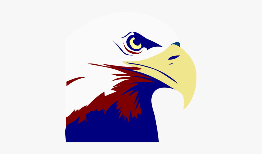 Clip Art Patriotic Eagle Clip Art - Red And Blue Eagle, Transparent Clipart