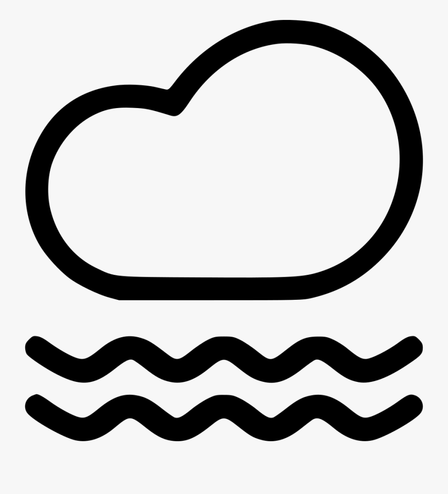 Fog Clipart Windy Symbol - Weather Mist Icon Png, Transparent Clipart