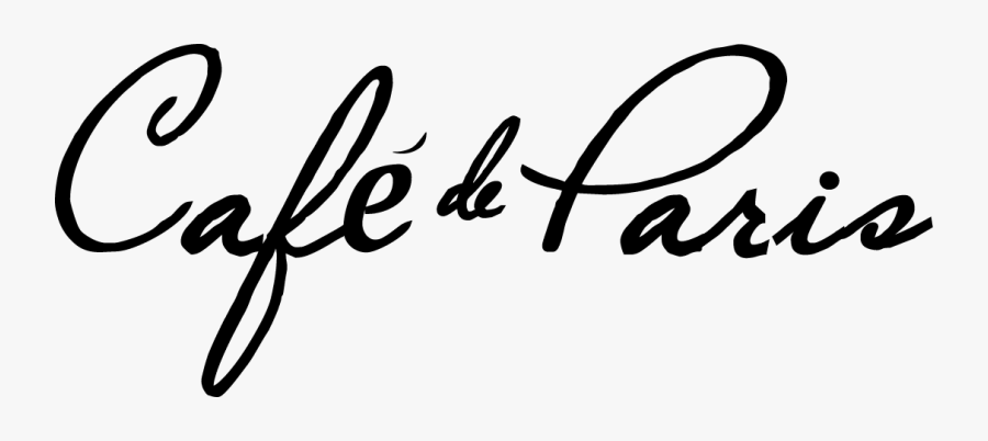 Logo - Cafe De Paris Logo, Transparent Clipart
