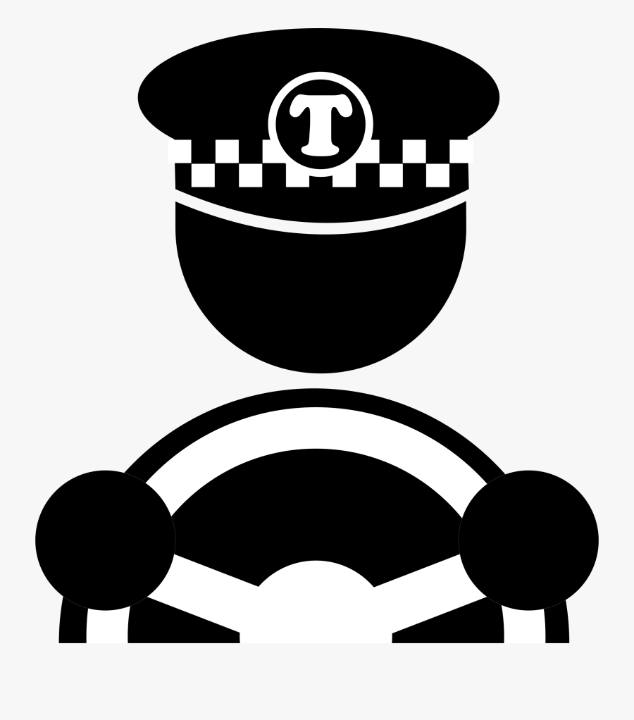 Transparent Taxi Clipart - Taxi Driver Symbol, Transparent Clipart