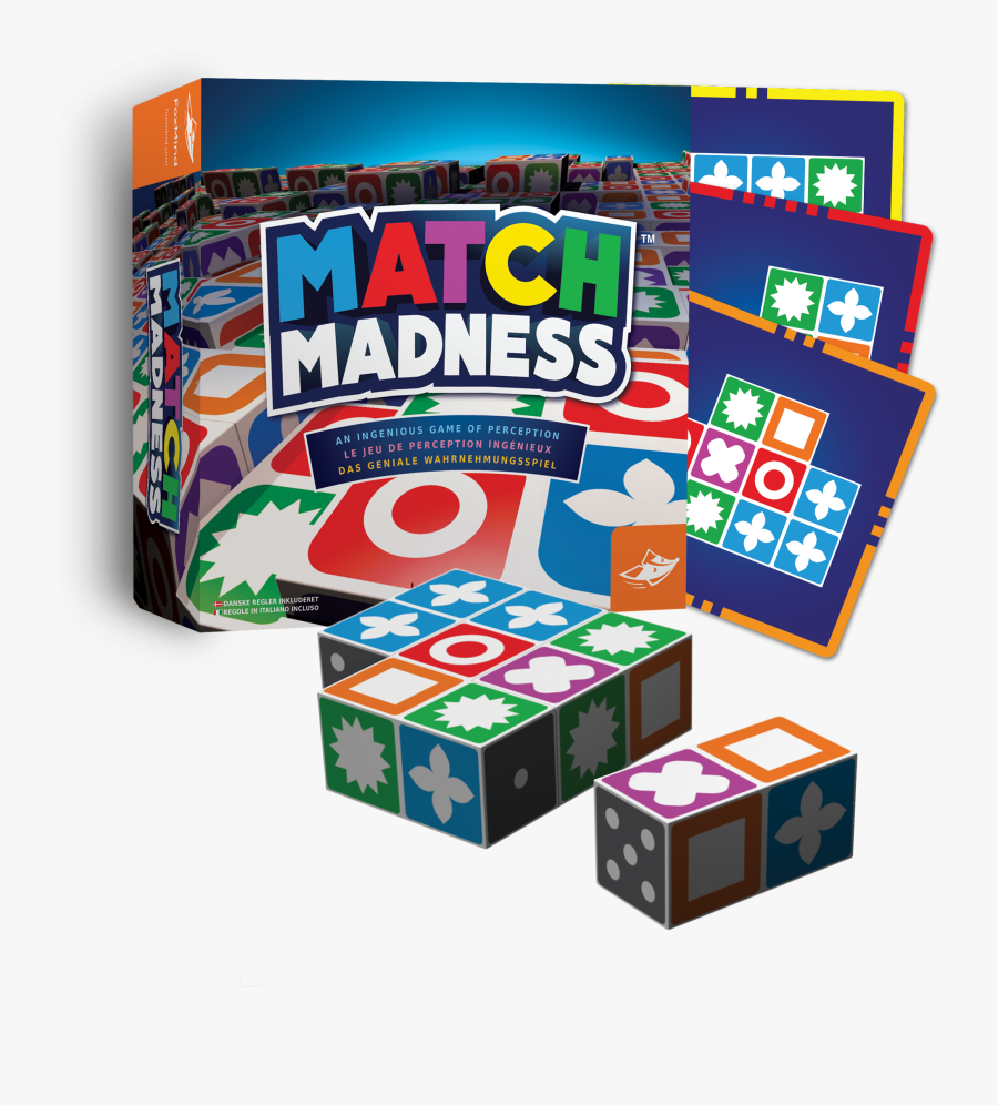 Board Games Clipart Toy - Match Madness, Transparent Clipart