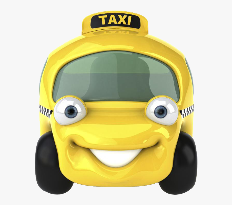 Yellow Cab In Mountain View - Taxi Clipart, Transparent Clipart