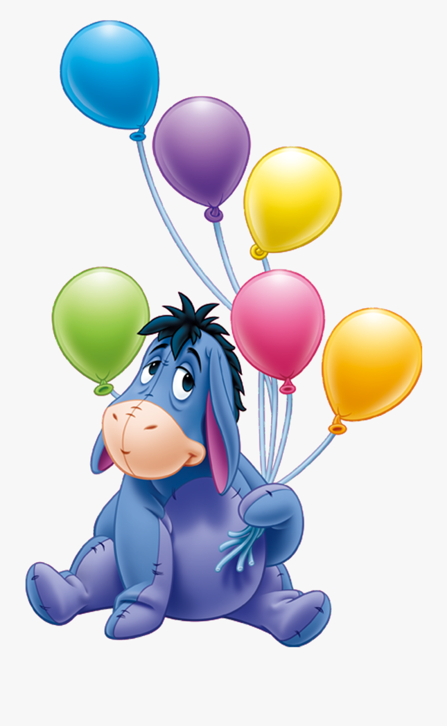 Visual Art - Eeyore Birthday, Transparent Clipart