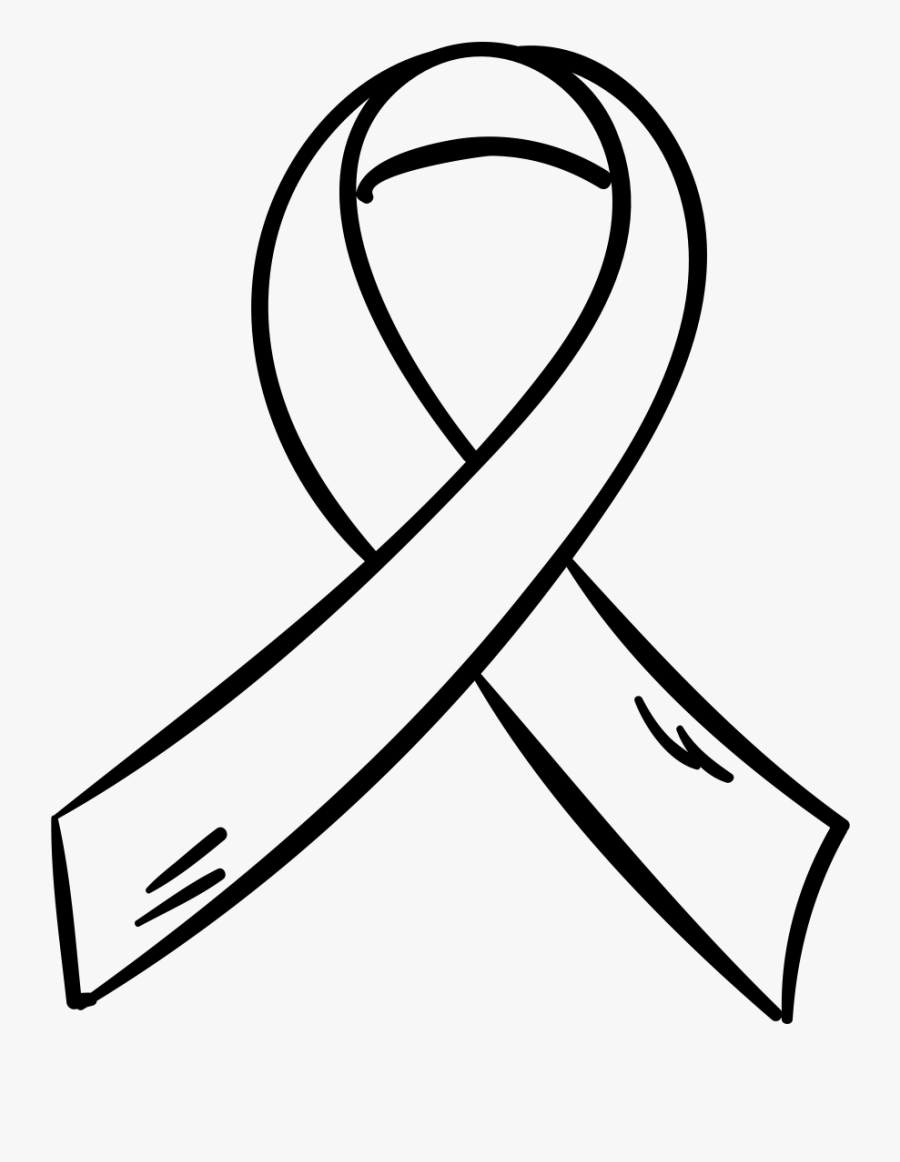 Clipart Transparent Download Lungs Clipart Black And - Awareness Ribbons Clipart, Transparent Clipart