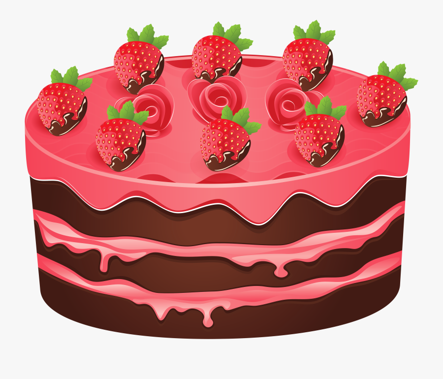 Birthday Cake Clip Art Free B - Birthday Cake Clipart Transparent, Transparent Clipart