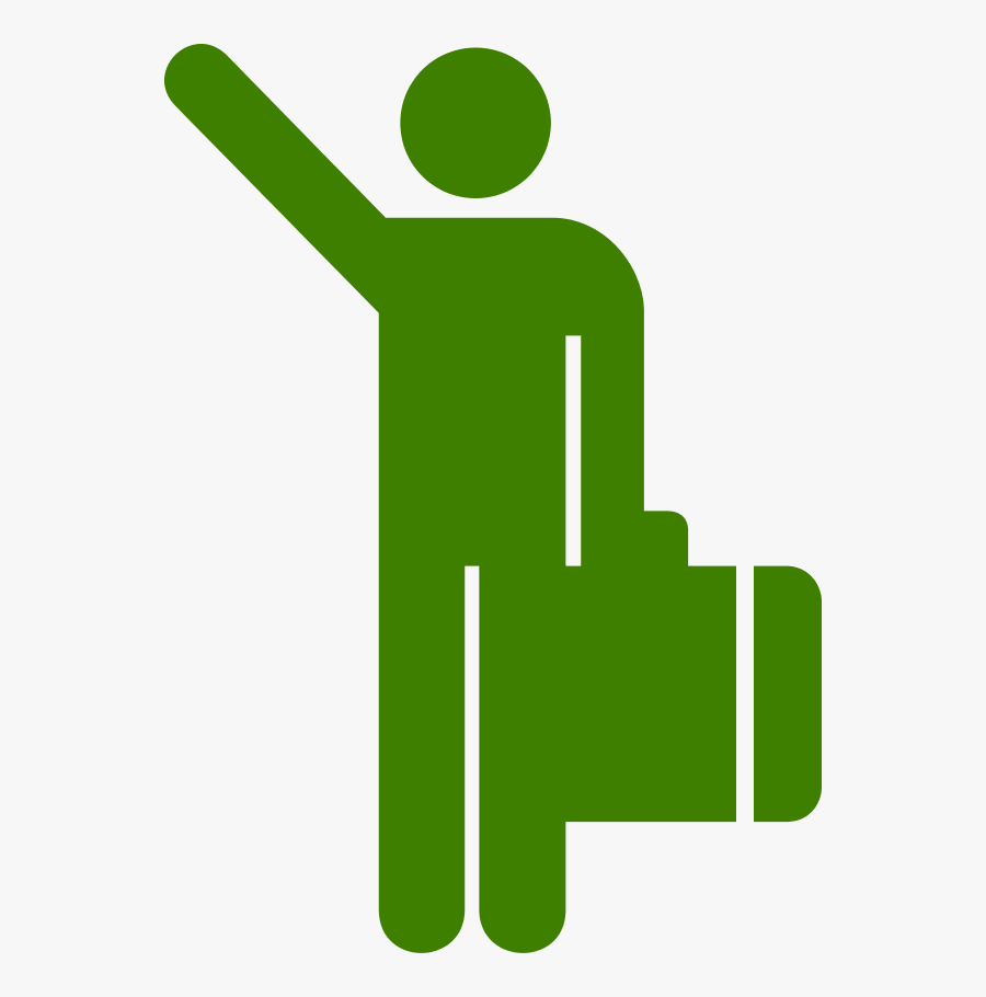 Man Waving For Taxi - Arrivals Clipart, Transparent Clipart