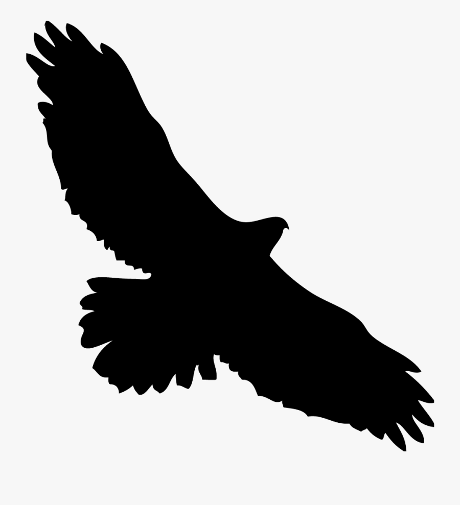Eagles Clipart Kite Bird - Hawk Silhouette, Transparent Clipart