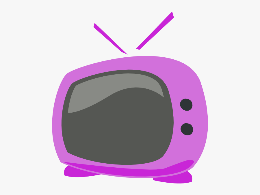 Extremely Creative Tv Clipart Purple Cartoon Clip Art - Cartoon Tv Png, Transparent Clipart