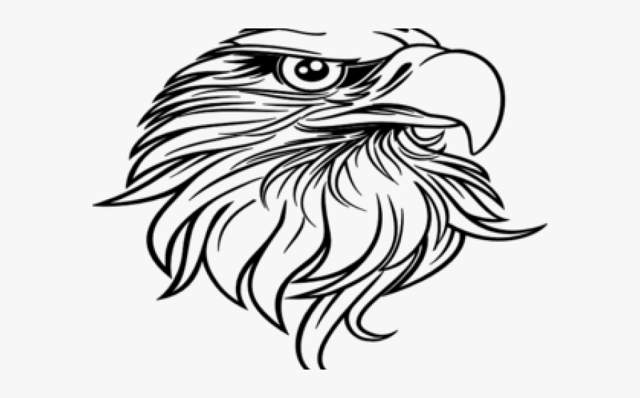 Black Eagle Clipart Vector - Eagles Black N White, Transparent Clipart