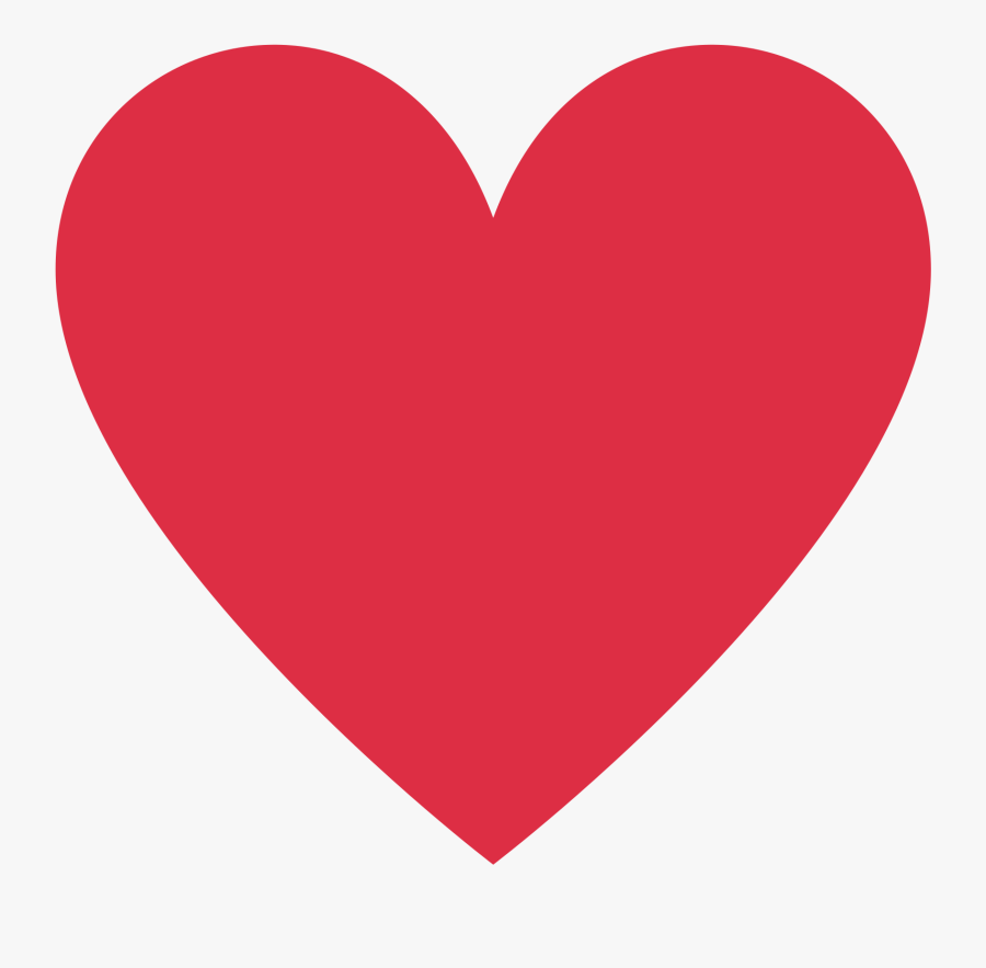 Instagram Heart Transparent Background - Red Heart Transparent Background, Transparent Clipart