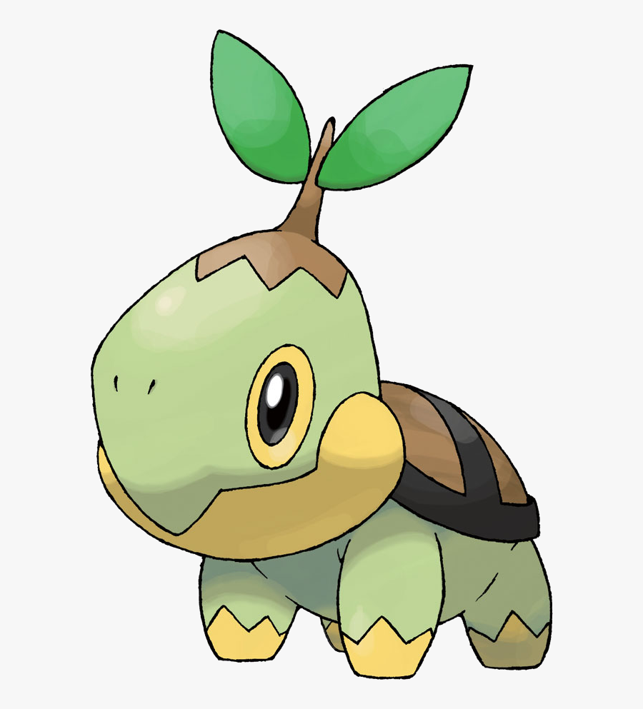 Transparent Grass Cartoon Png - Pokemon Turtwig, Transparent Clipart