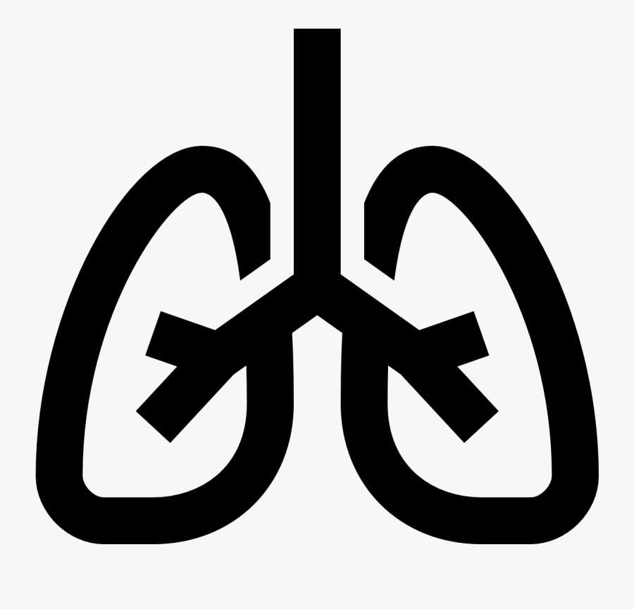 Clip Art Lungs Icon - Lungs Symbol, Transparent Clipart