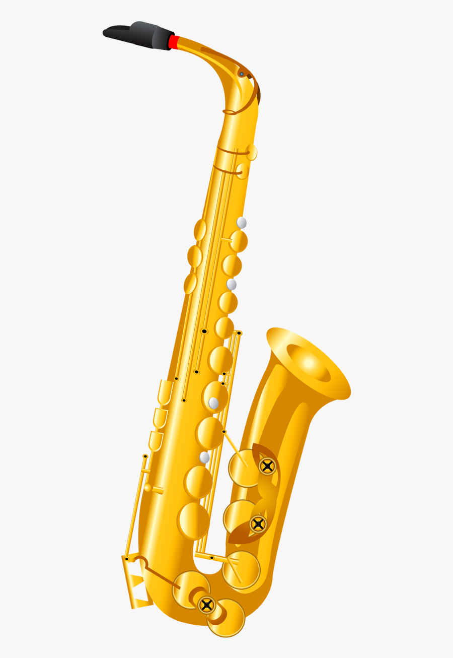 Clarinet Clipart Watercolor - Topper Saxofone Para Imprimir E Editar, Transparent Clipart