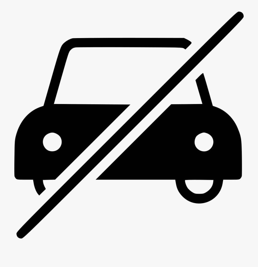 No Car Taxi Cab Vehicle Traffic Sign Svg Png Icon Free - No Car Free Icon, Transparent Clipart