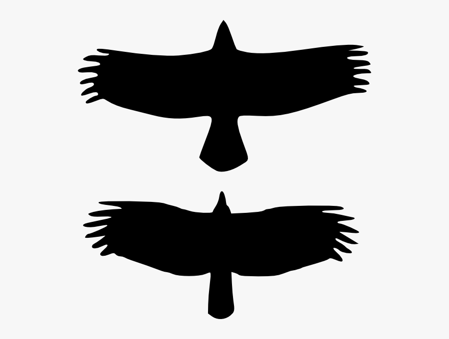 Golden Eagle Vs Turkey Vulture Silhouette , Free Transparent Clipart
