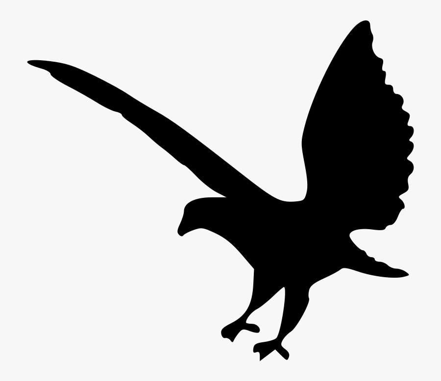 Eagle Silhouette - Transparent Background Bird Silhouette, Transparent Clipart