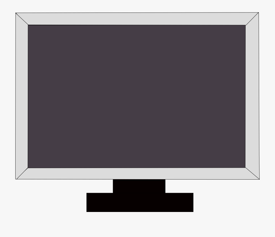 Simple Clipart Tv Set - Hdtv Clipart, Transparent Clipart