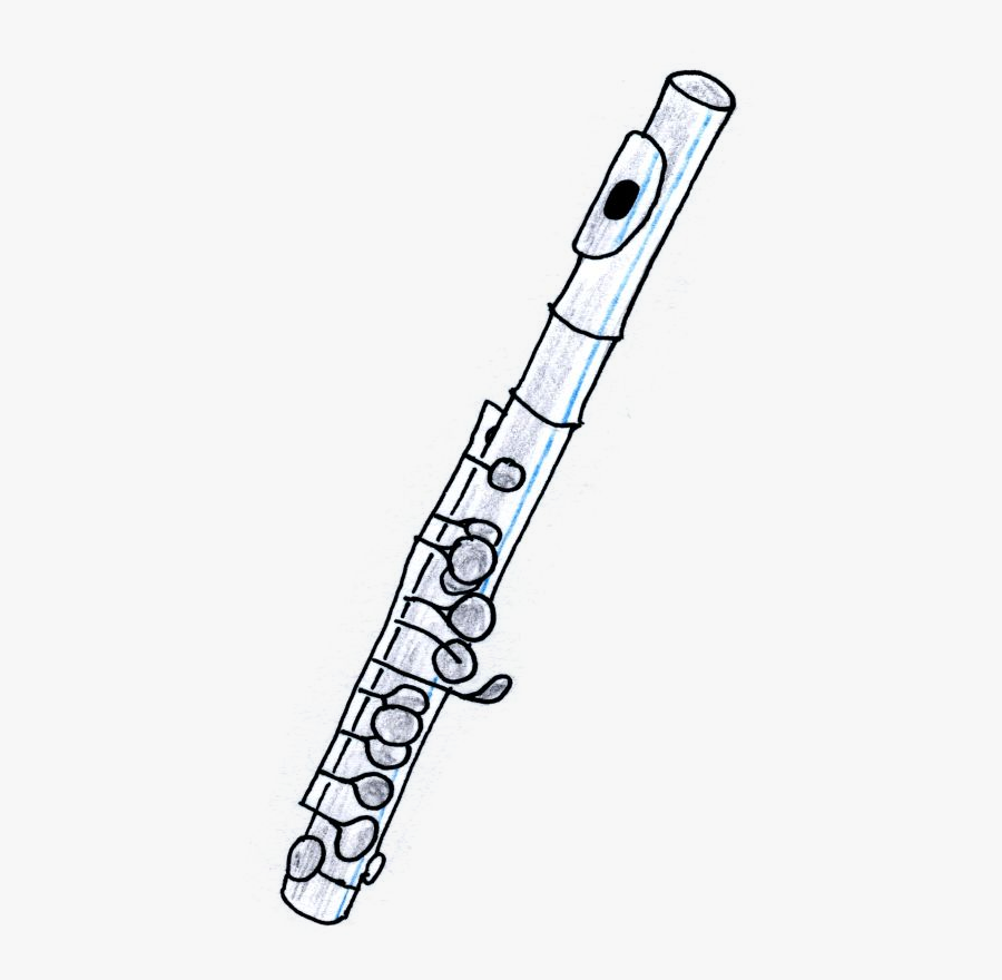 My New Instrument For - Woodwind Instruments Drawing Piccolo, Transparent Clipart