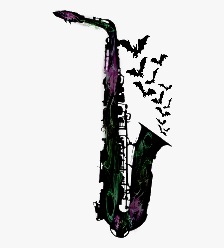 Largest Collection Of Free To Edit Saxophone@pineapple - Alto Saxophone Silhouette Png, Transparent Clipart