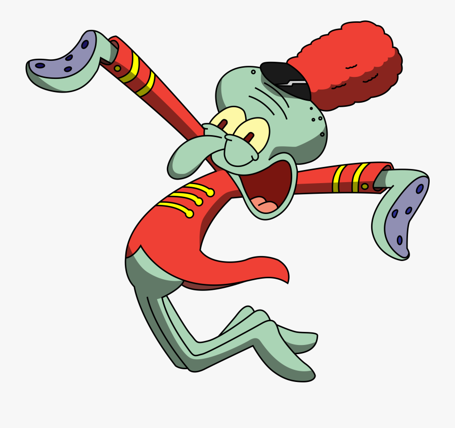 Transparent Clarinet Clipart - Squidward Transparent Background, Transparent Clipart