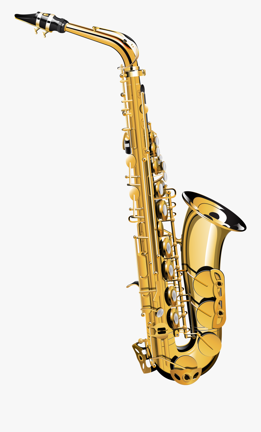 Saxophone High Resolution Clipart , Png Download Saxophone High