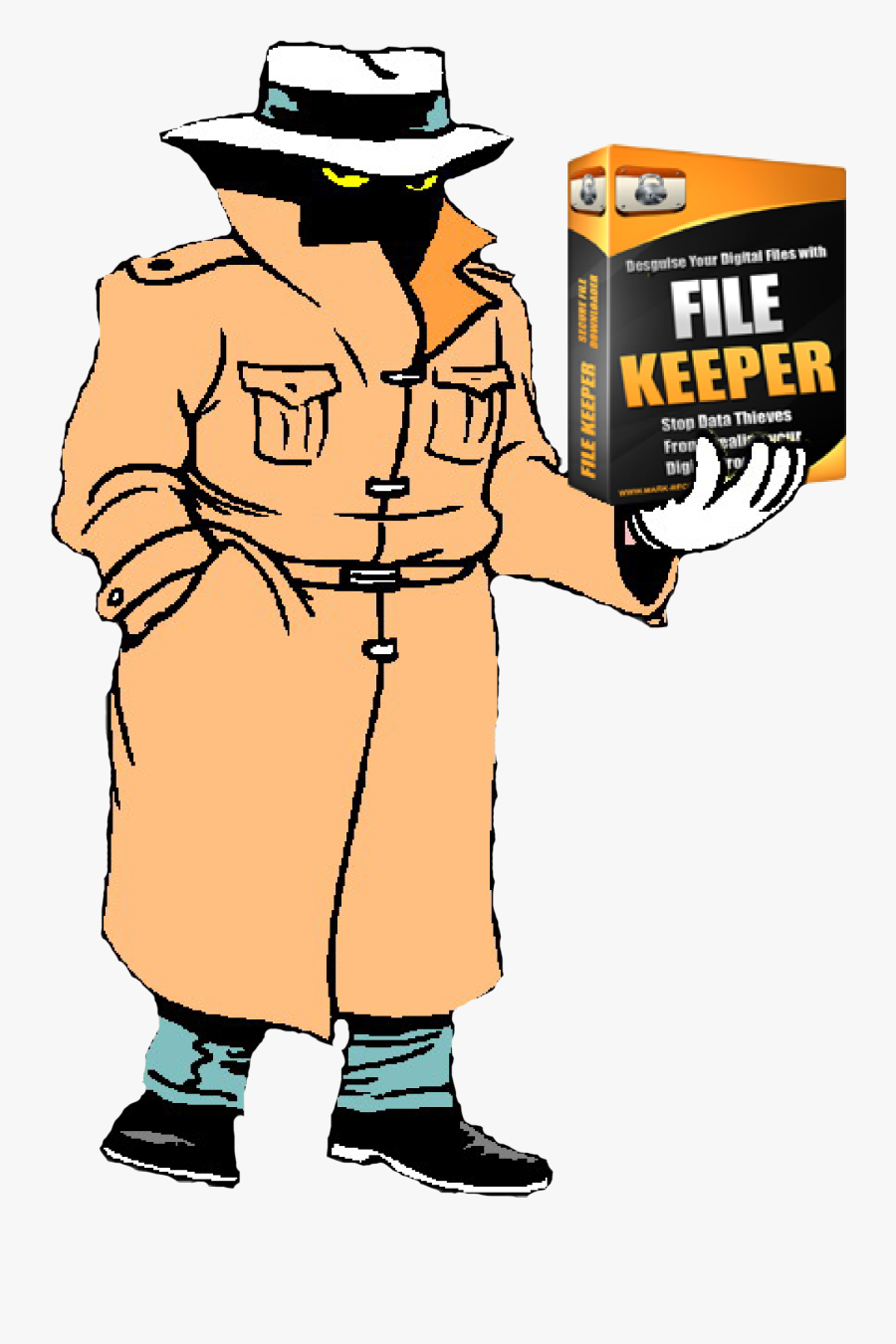 Transparent Detective Hat Png - Spy, Transparent Clipart