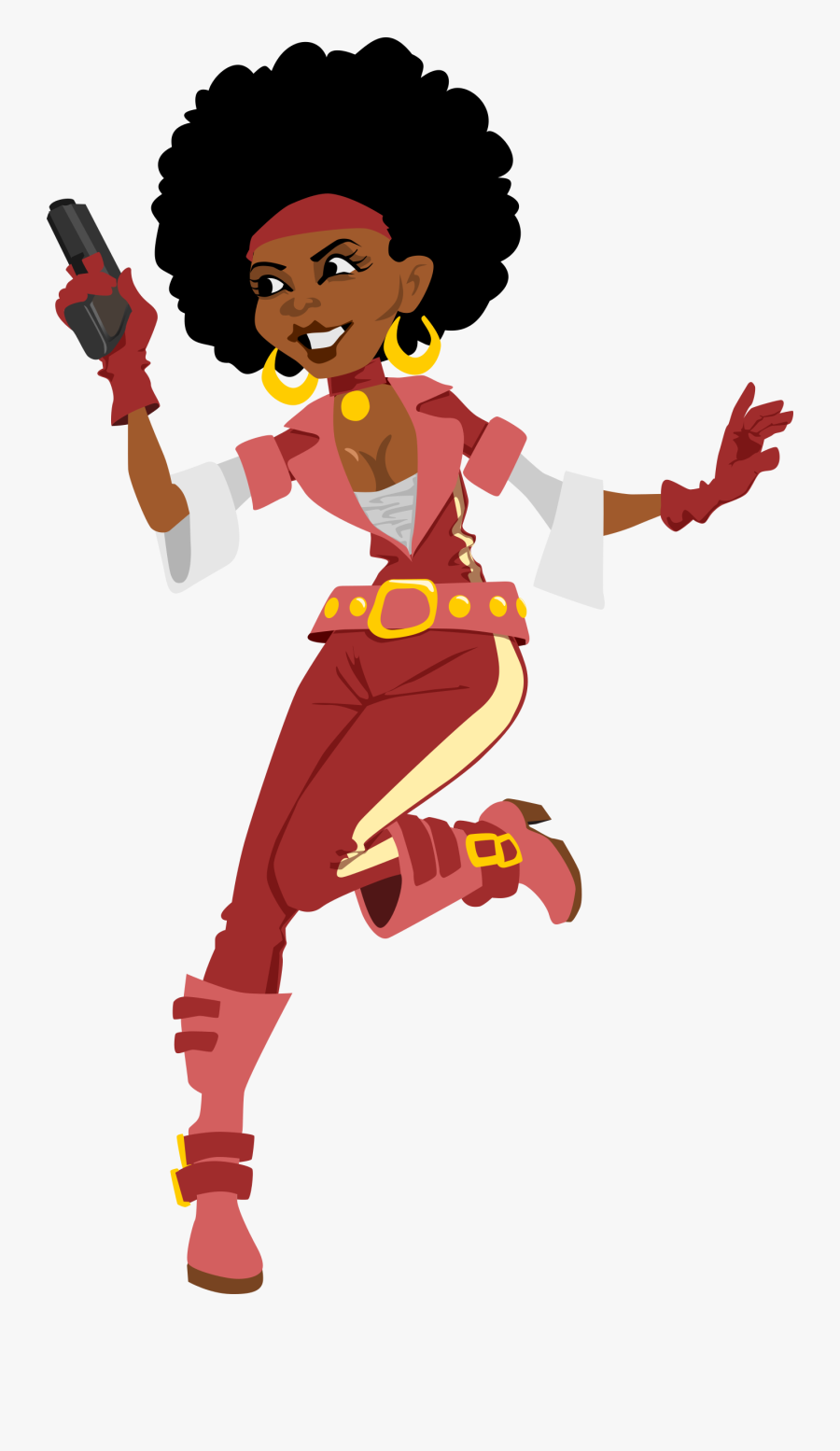 Secret Agent Clip Art - African American Dancing Clipart, Transparent Clipart