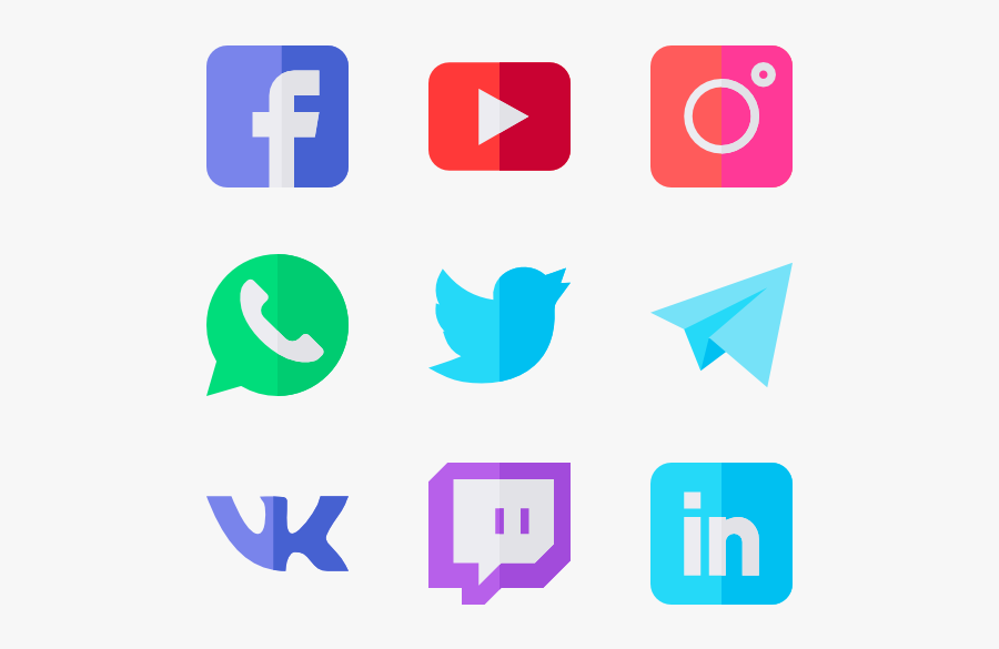 Social Media - Youtube Logo For Instagram Highlights, Transparent Clipart
