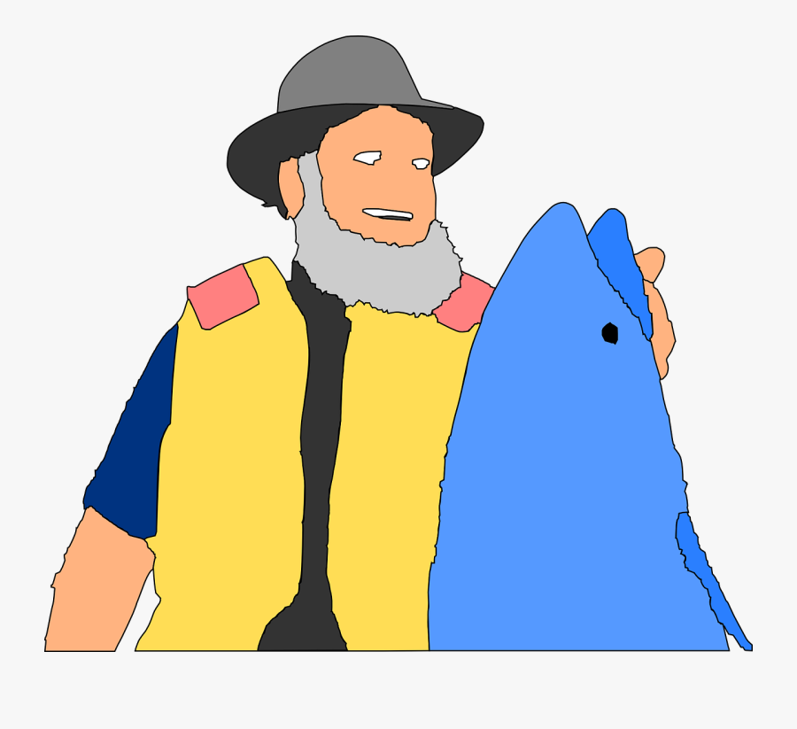 Instagram For Auto - Man Catching Fish Png, Transparent Clipart