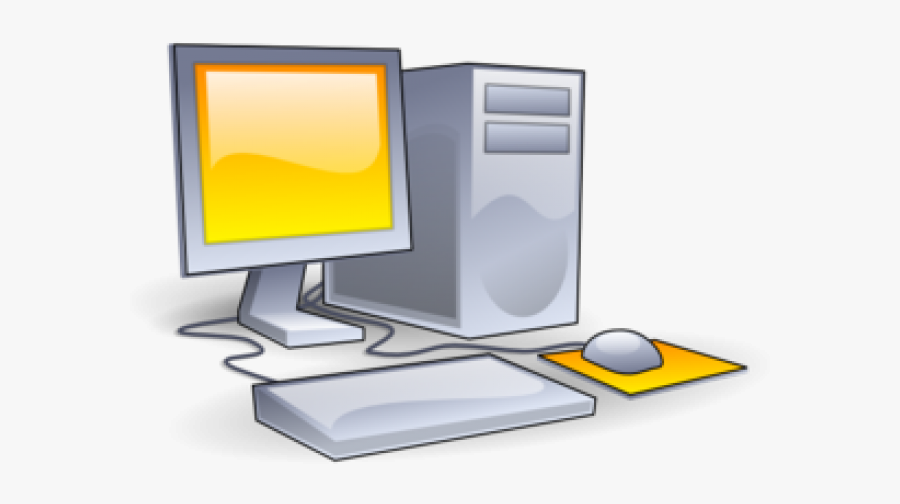 Computer Clipart Tired - Clip Art Computer Symbol, Transparent Clipart