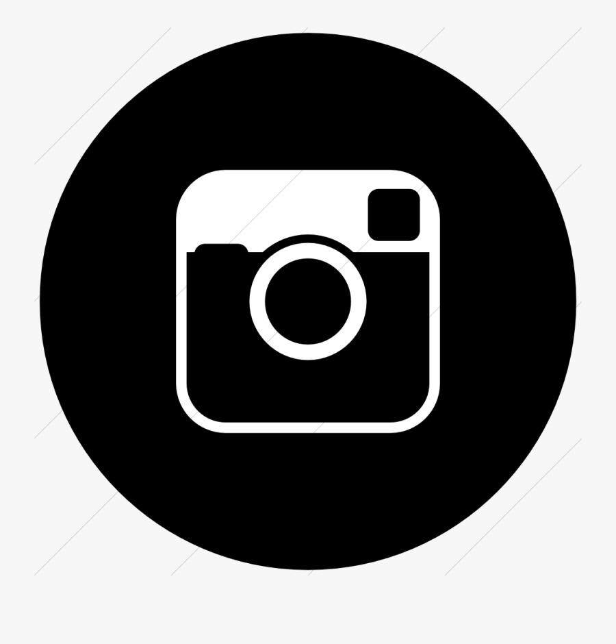 Download Instagram Icon Black Circle Clipart Computer - Circle Instagram Icons Png, Transparent Clipart