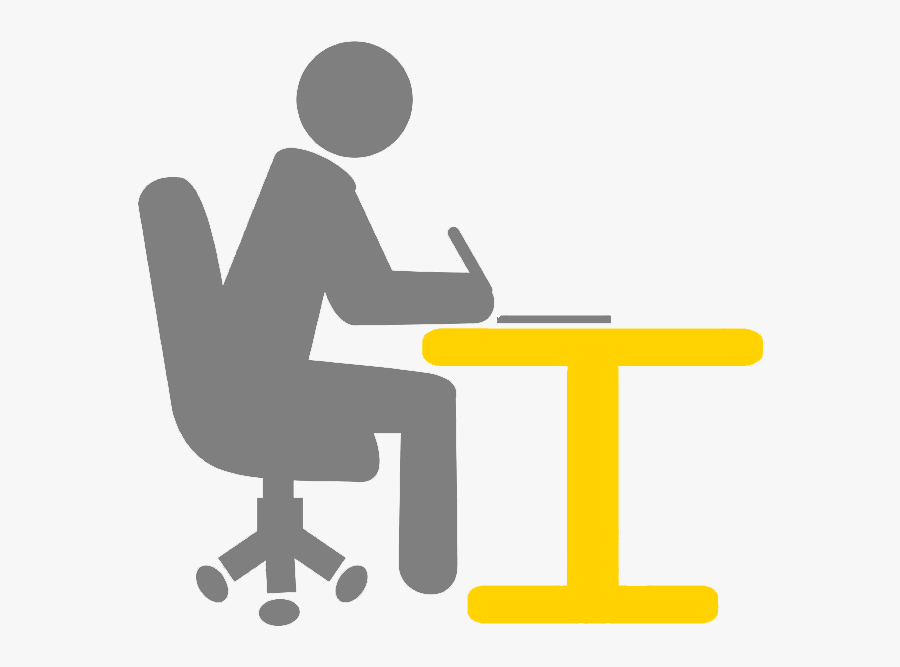 Silhouette Tired Office Worker Clipart , Png Download - Silhouette Office Worker Clipart, Transparent Clipart