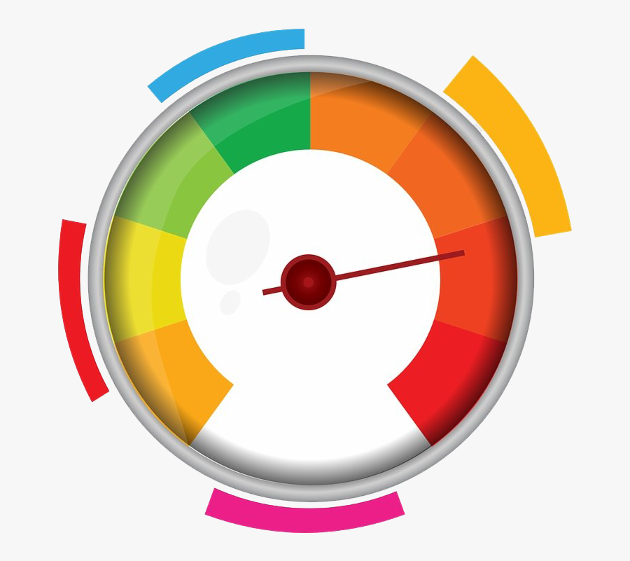 Internet Speedometer Png Clipart - Speed Meter Clipart, Transparent Clipart