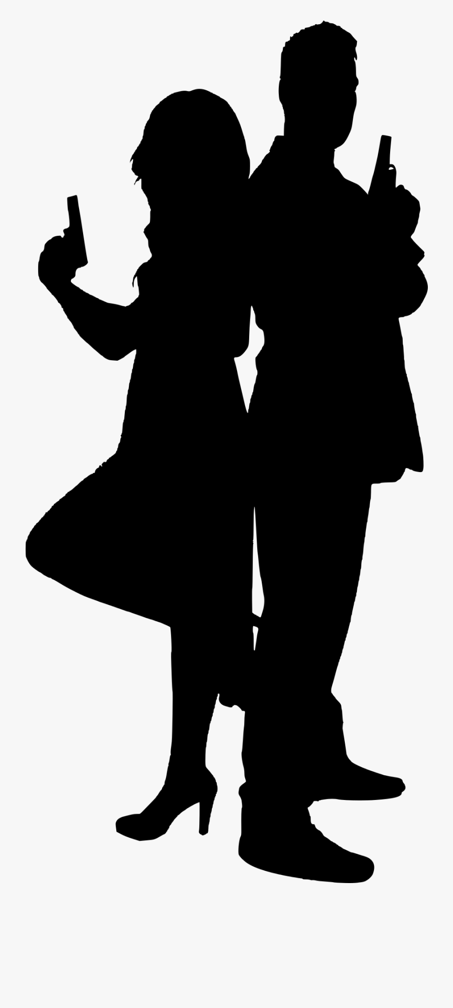 Transparent Spy Clipart - Девочка Силуэт Пнг, Transparent Clipart