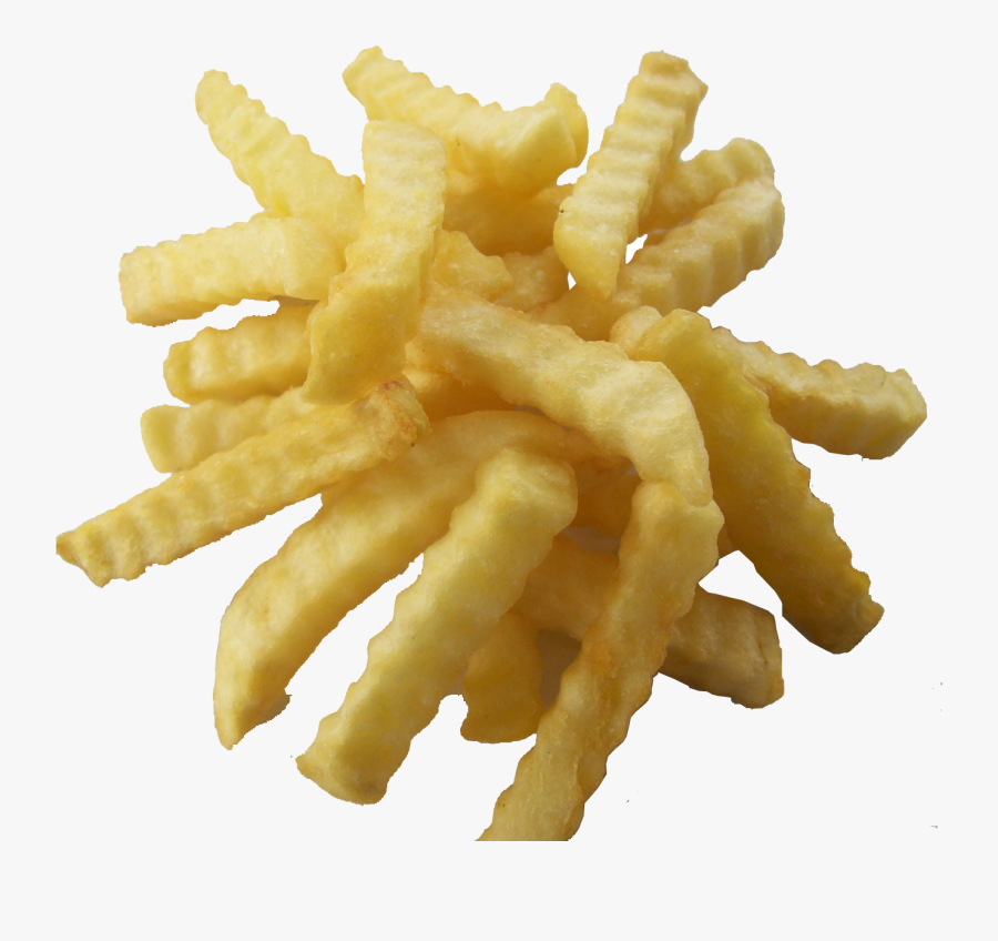 Fry Clipart Waffle Fry - Crinkle Cut French Fries Png, Transparent Clipart