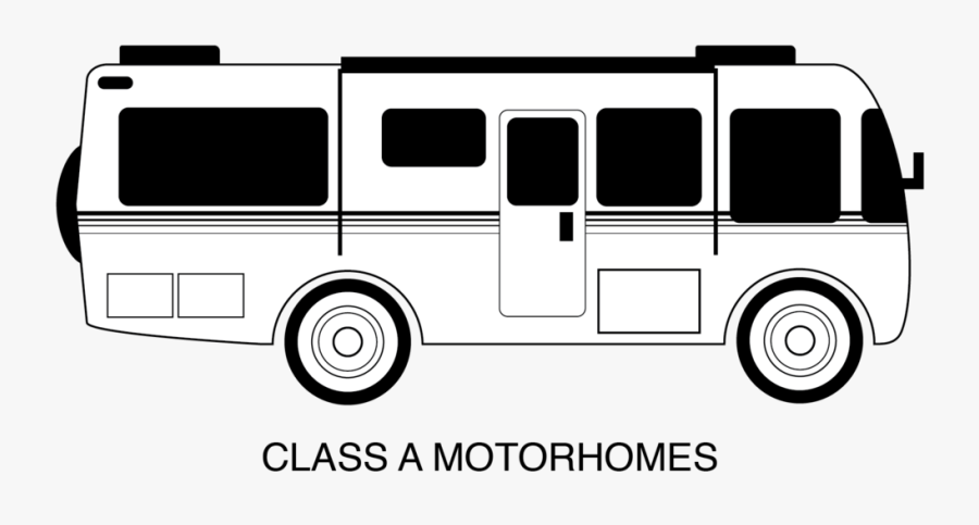 Class A Rv Clipart - Minibus, Transparent Clipart