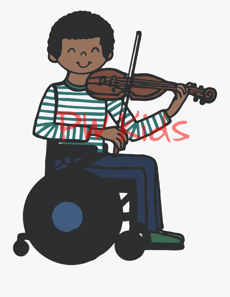 Dystrophy - Clipart - Violin, Transparent Clipart