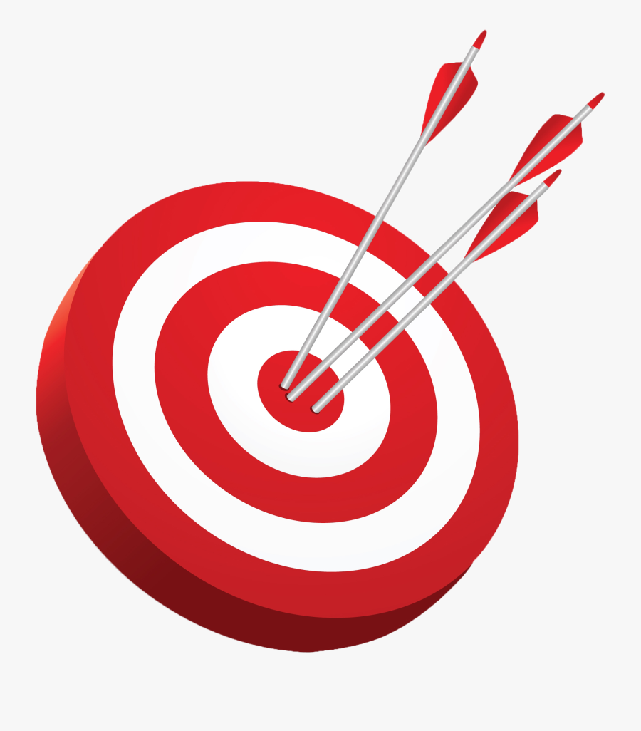 Transparent Corporation Clipart - Archery Target, Transparent Clipart
