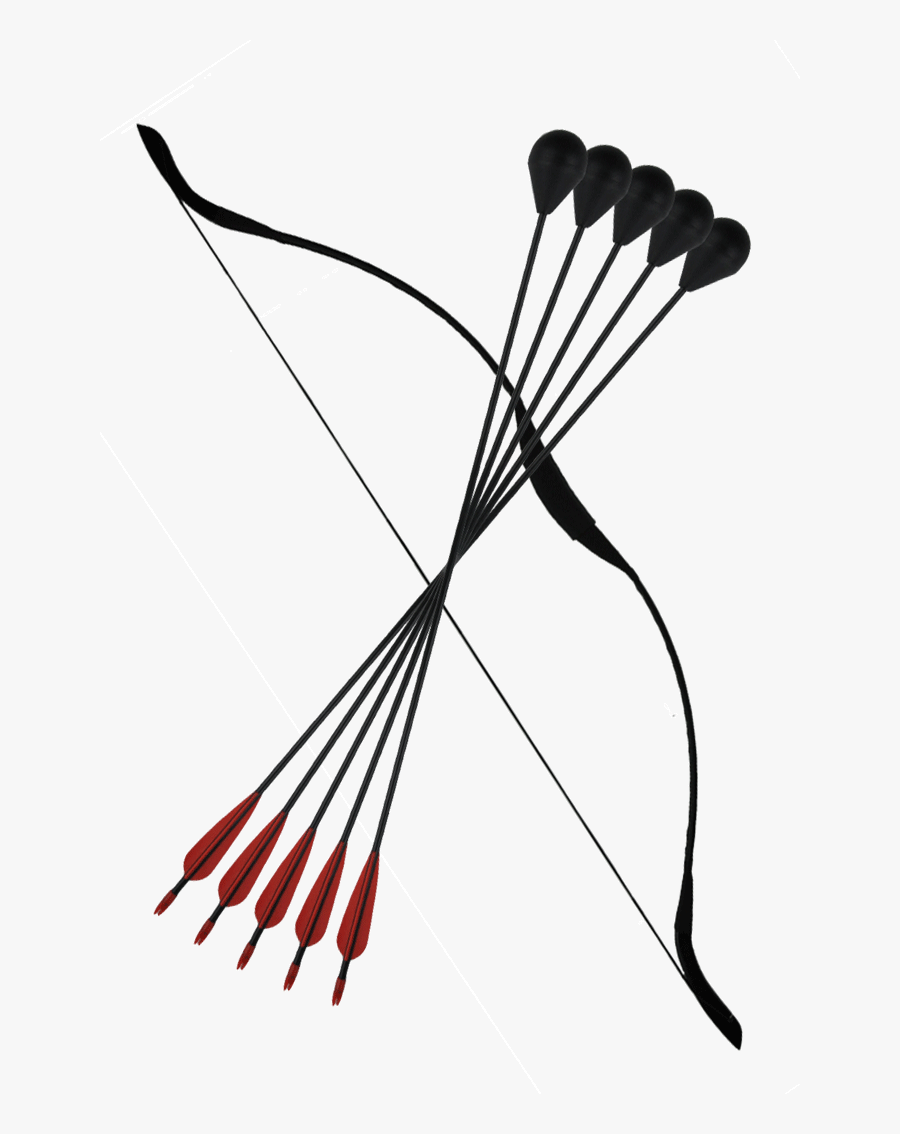 Weapon Clipart Archery - Larp Bow And Arrow, Transparent Clipart