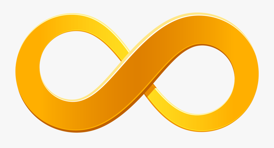 Infinity Logo Gold Png, Transparent Clipart