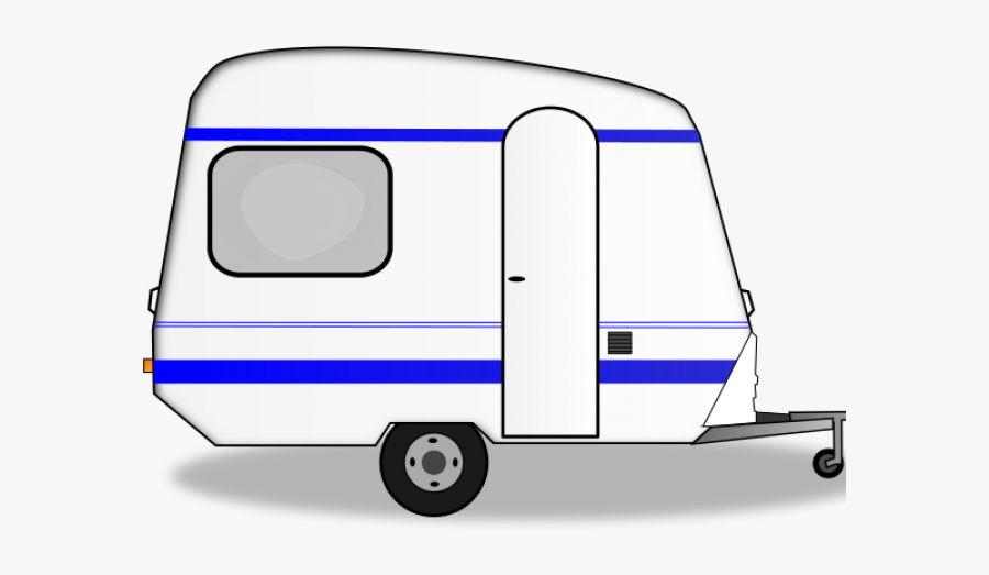 Aluminum Trailer Cliparts - Caravan Clipart, Transparent Clipart