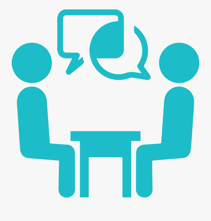 Vector Interview - Face To Face Clipart, Transparent Clipart