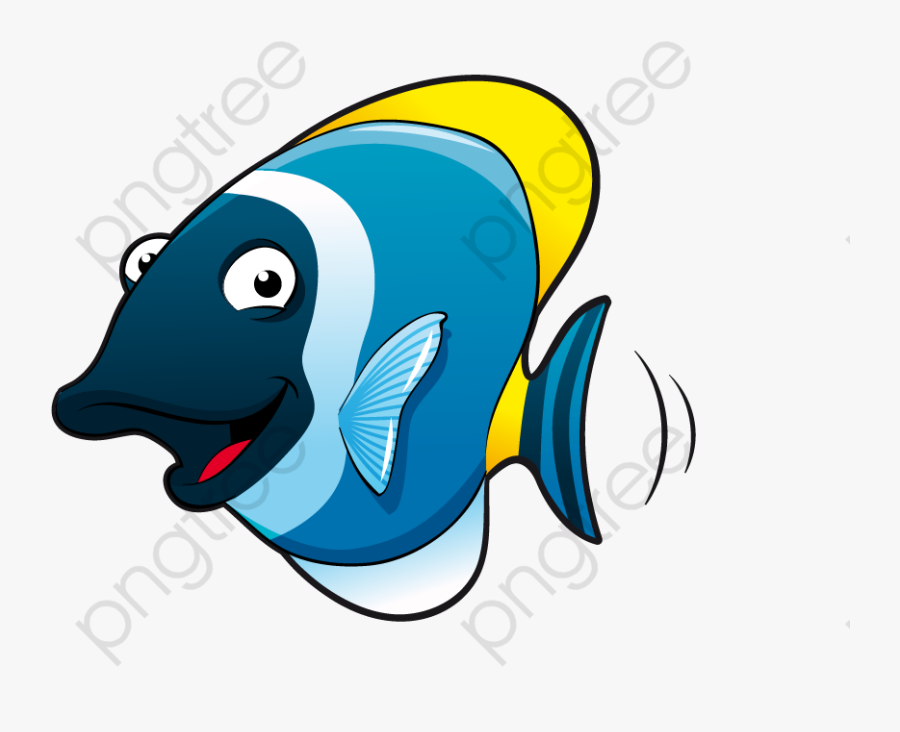 Cartoon Animal Marino De Pescado Animal Ocean Cartoon - Cartoon Sea Animals Clipart, Transparent Clipart
